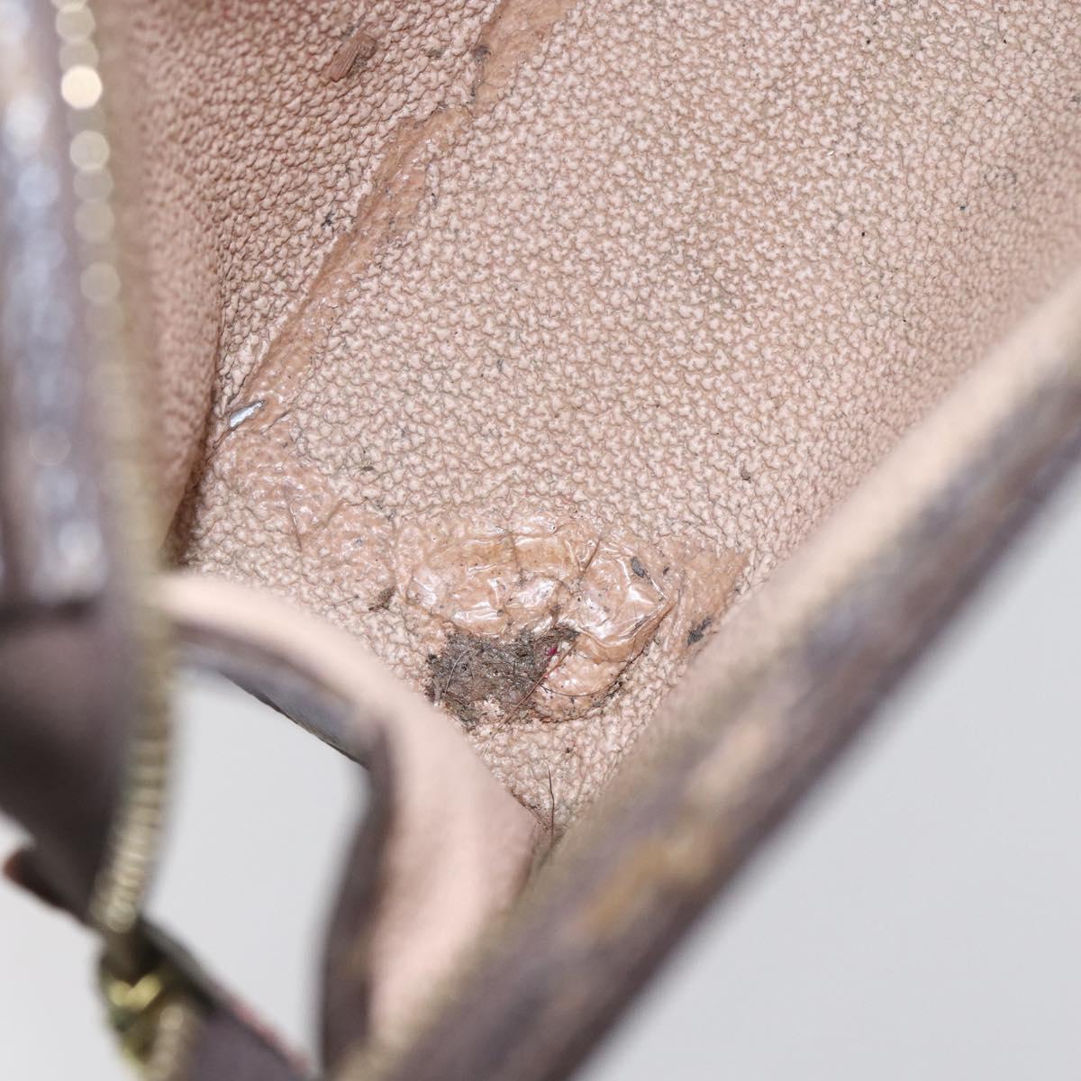 LOUIS VUITTON Monogram Poche Toilette 19 Pouch M47544 LV Auth mr1582