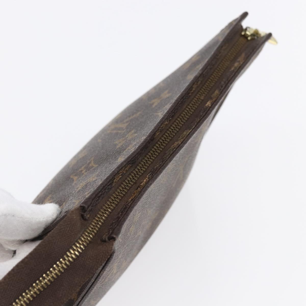 LOUIS VUITTON Monogram Poche Toilette 19 Pouch M47544 LV Auth mr1582