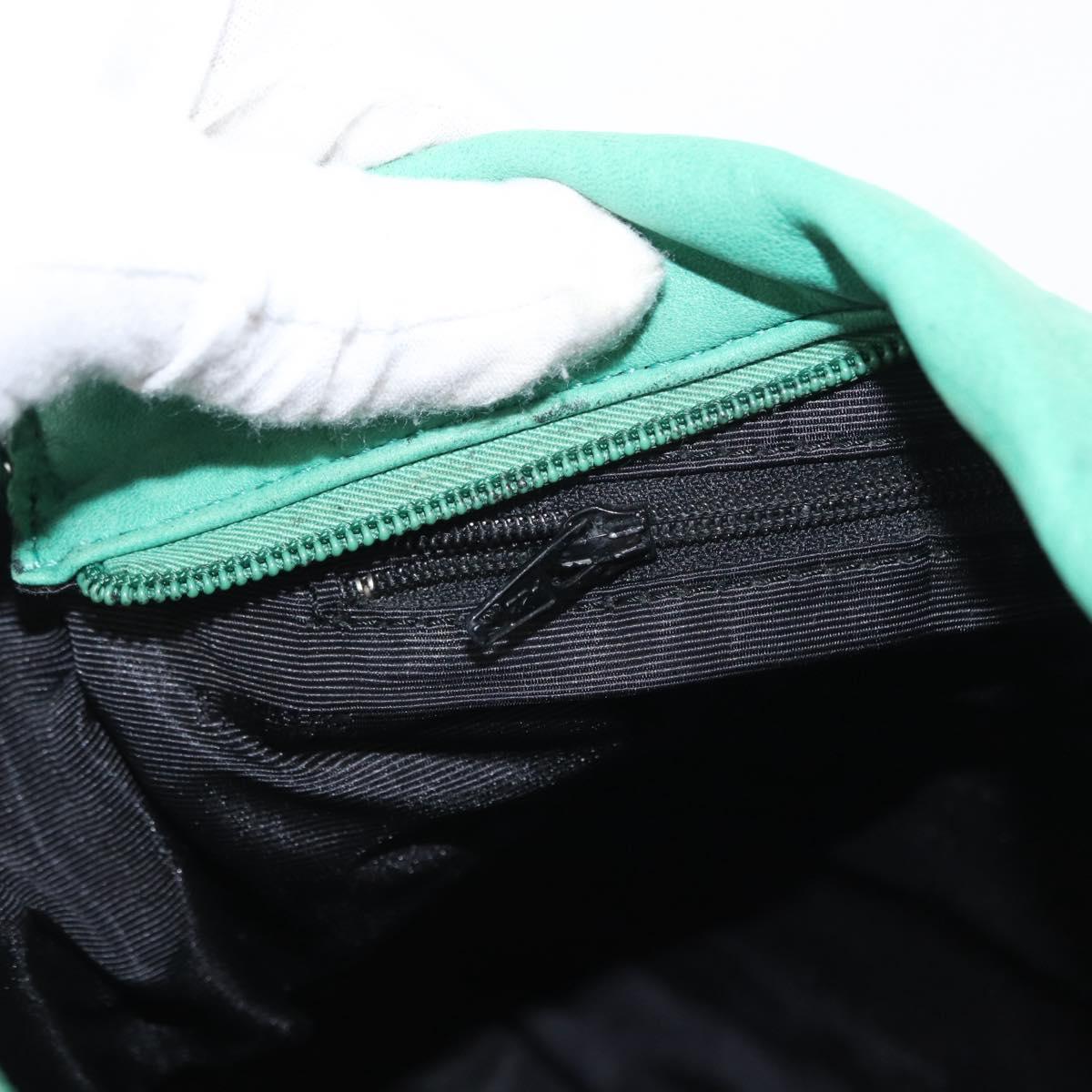 LOEWE Shoulder Bag Leather Green Auth mr1587