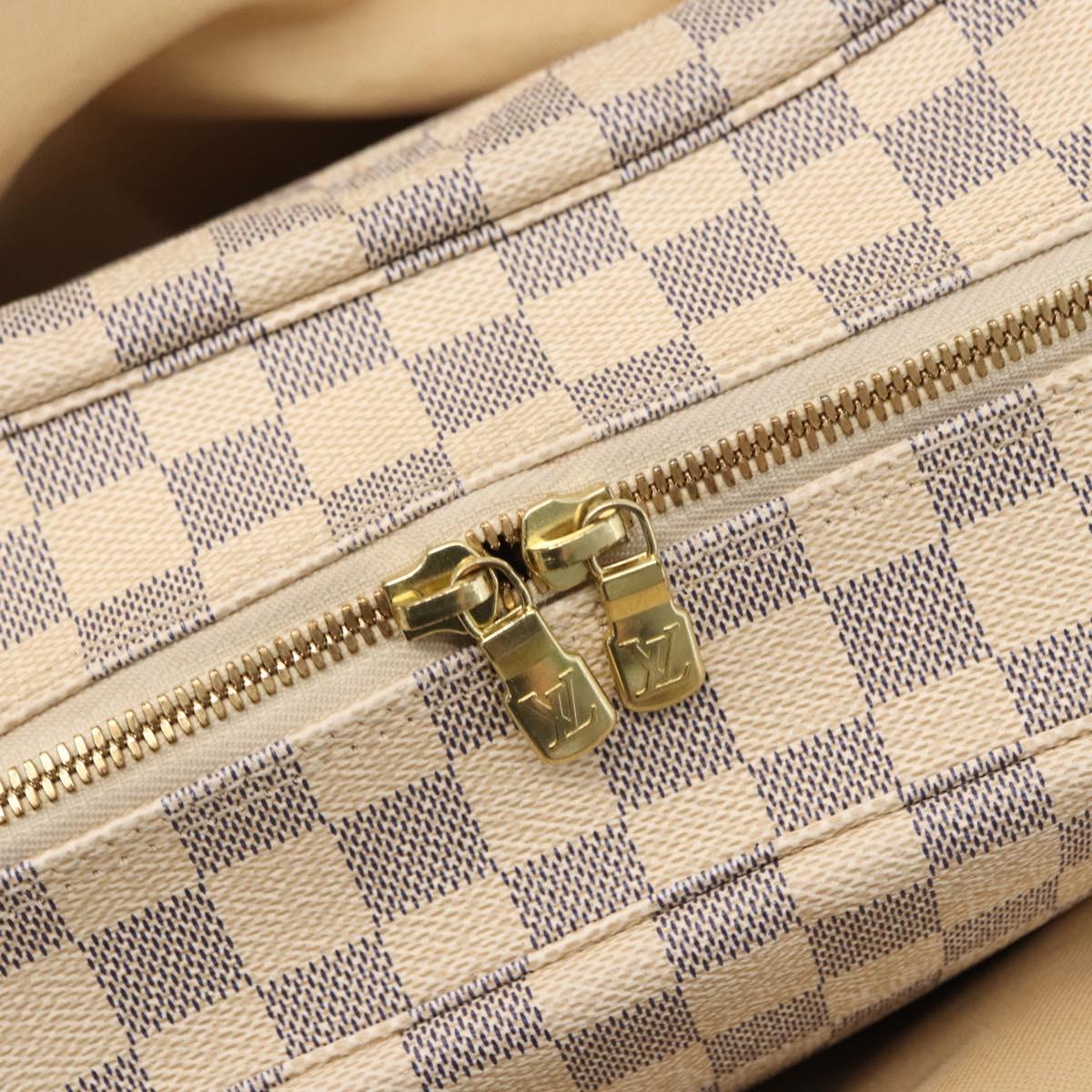 LOUIS VUITTON Damier Azur Naviglio Shoulder Bag N51189 LV Auth mr1589