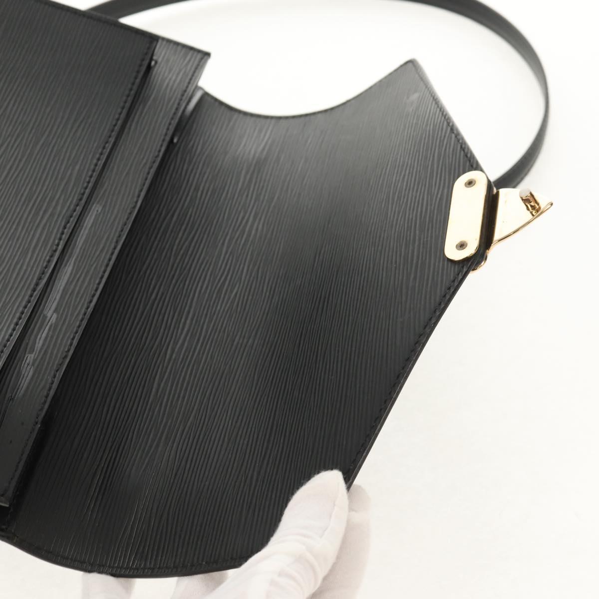 LOUIS VUITTON Epi Monceau 28 Hand Bag Black M52122 LV Auth mr1592V