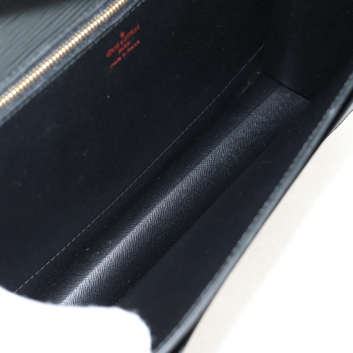 LOUIS VUITTON Epi Monceau 28 Hand Bag Black M52122 LV Auth mr1592V