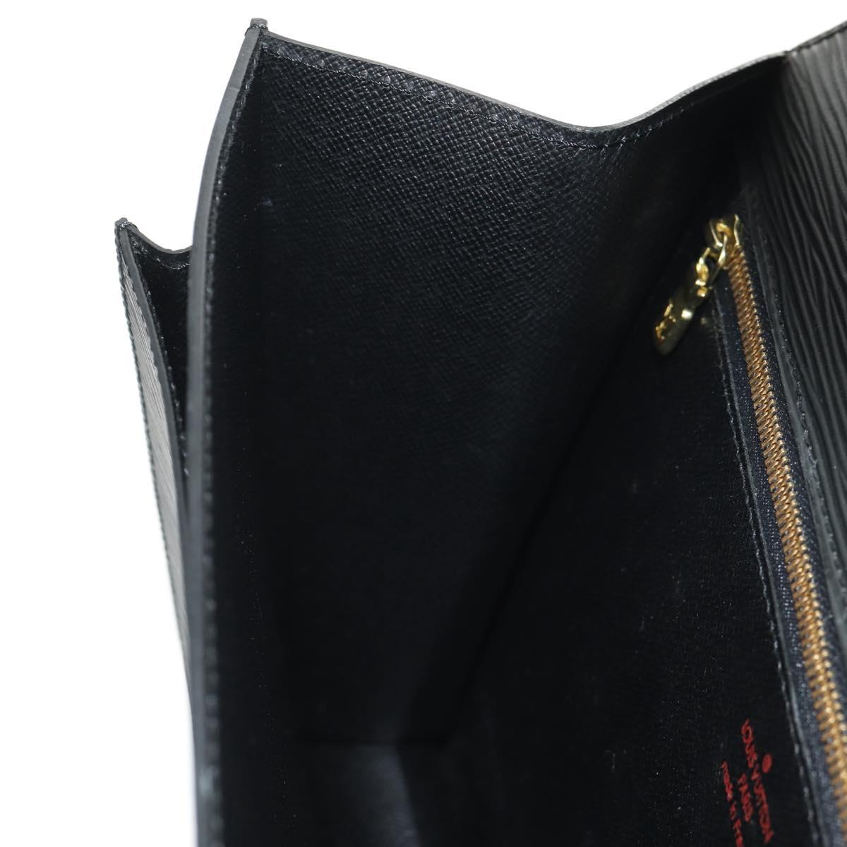 LOUIS VUITTON Epi Monceau 28 Hand Bag Black M52122 LV Auth mr1592V