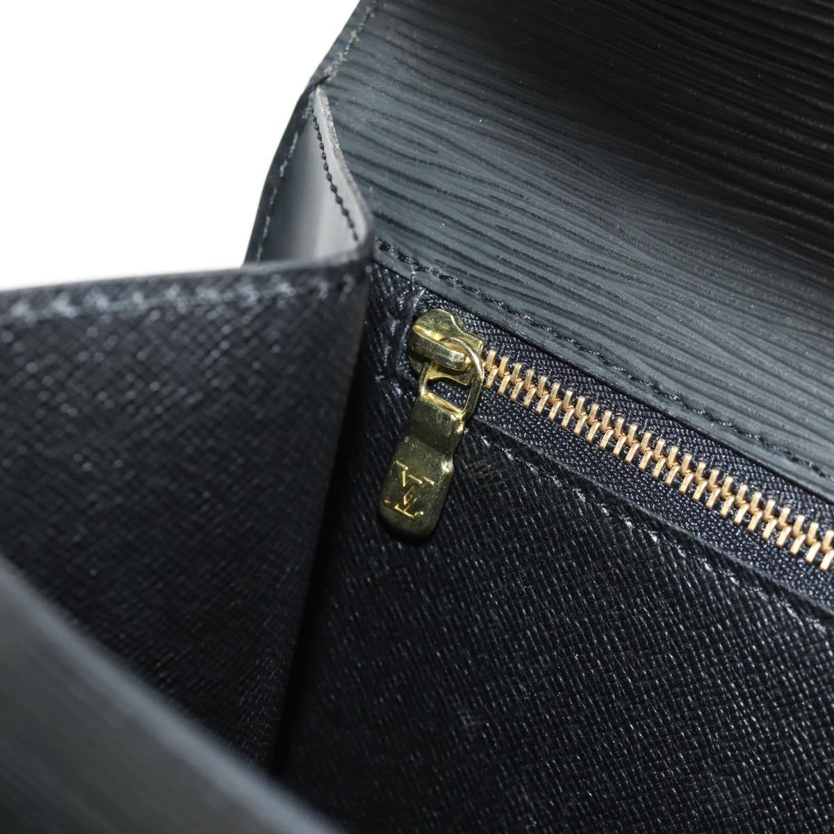 LOUIS VUITTON Epi Monceau 28 Hand Bag Black M52122 LV Auth mr1592A