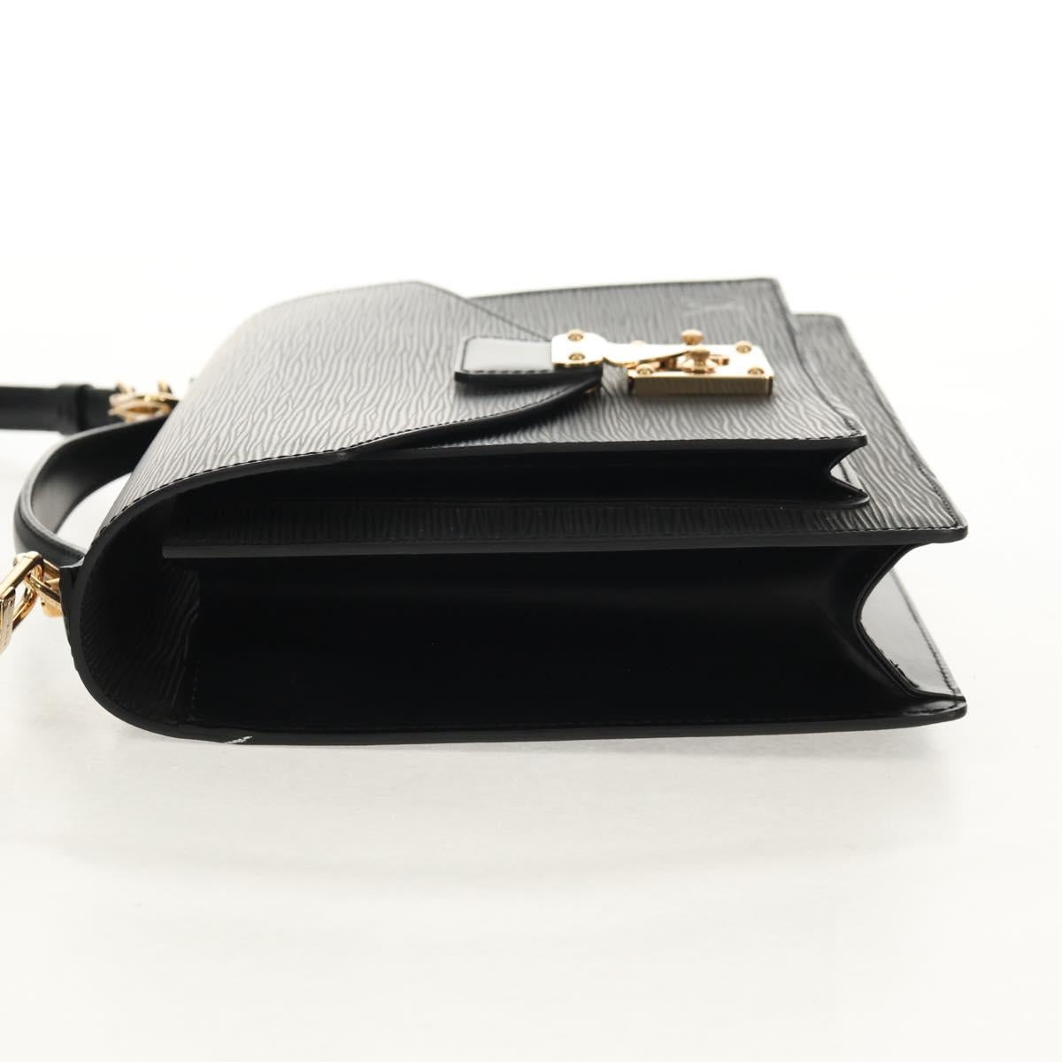 LOUIS VUITTON Epi Monceau 28 Hand Bag Black M52122 LV Auth mr1592V