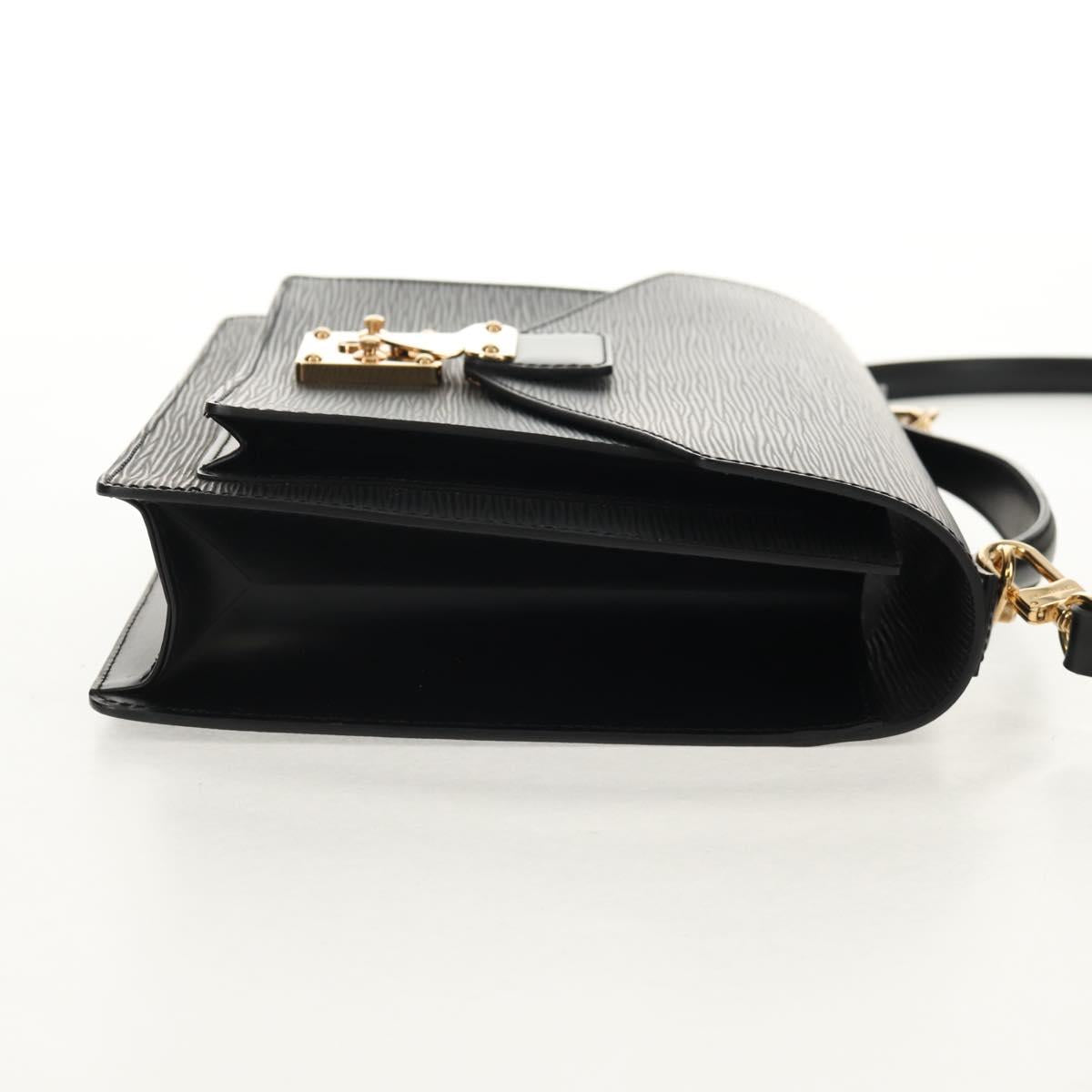 LOUIS VUITTON Epi Monceau 28 Hand Bag Black M52122 LV Auth mr1592V