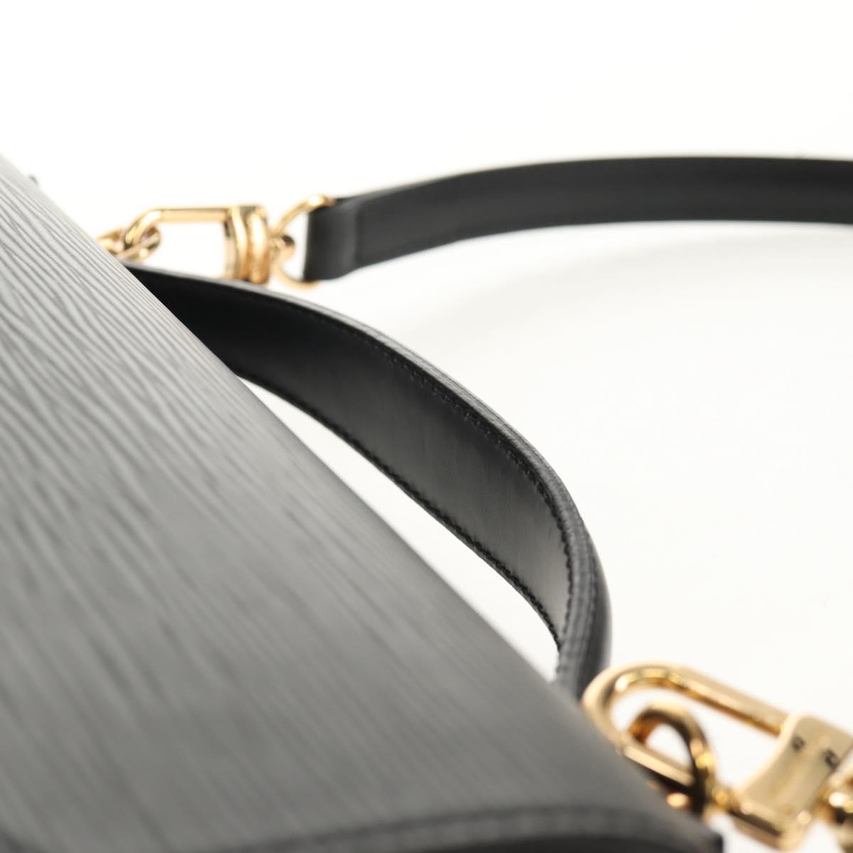 LOUIS VUITTON Epi Monceau 28 Hand Bag Black M52122 LV Auth mr1592V