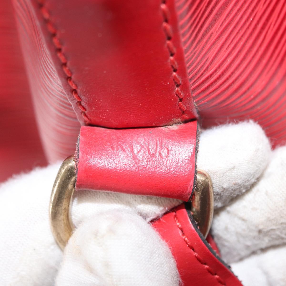 LOUIS VUITTON Epi Noe Shoulder Bag Red M44007 LV Auth mr1595