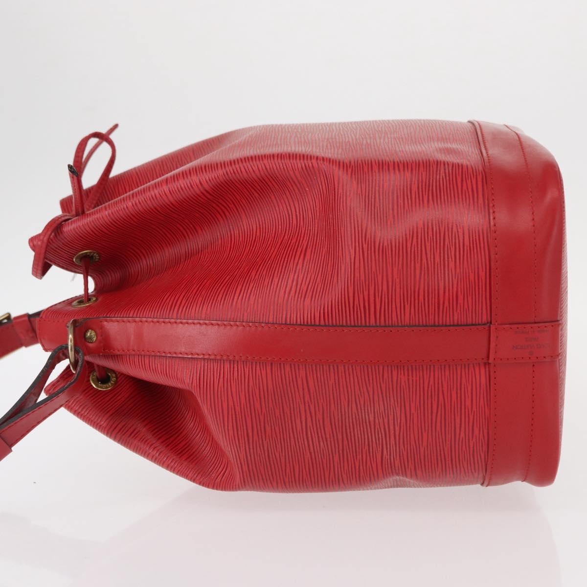 LOUIS VUITTON Epi Noe Shoulder Bag Red M44007 LV Auth mr1595