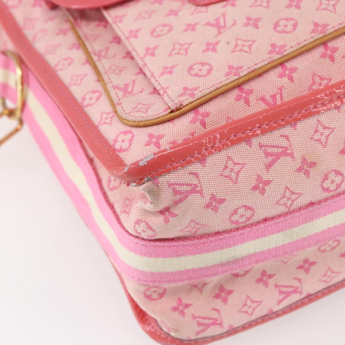 LOUIS VUITTON Monogram Mini Sac Marie Kate 48h Bag Pink M92932 LV Auth mr1603