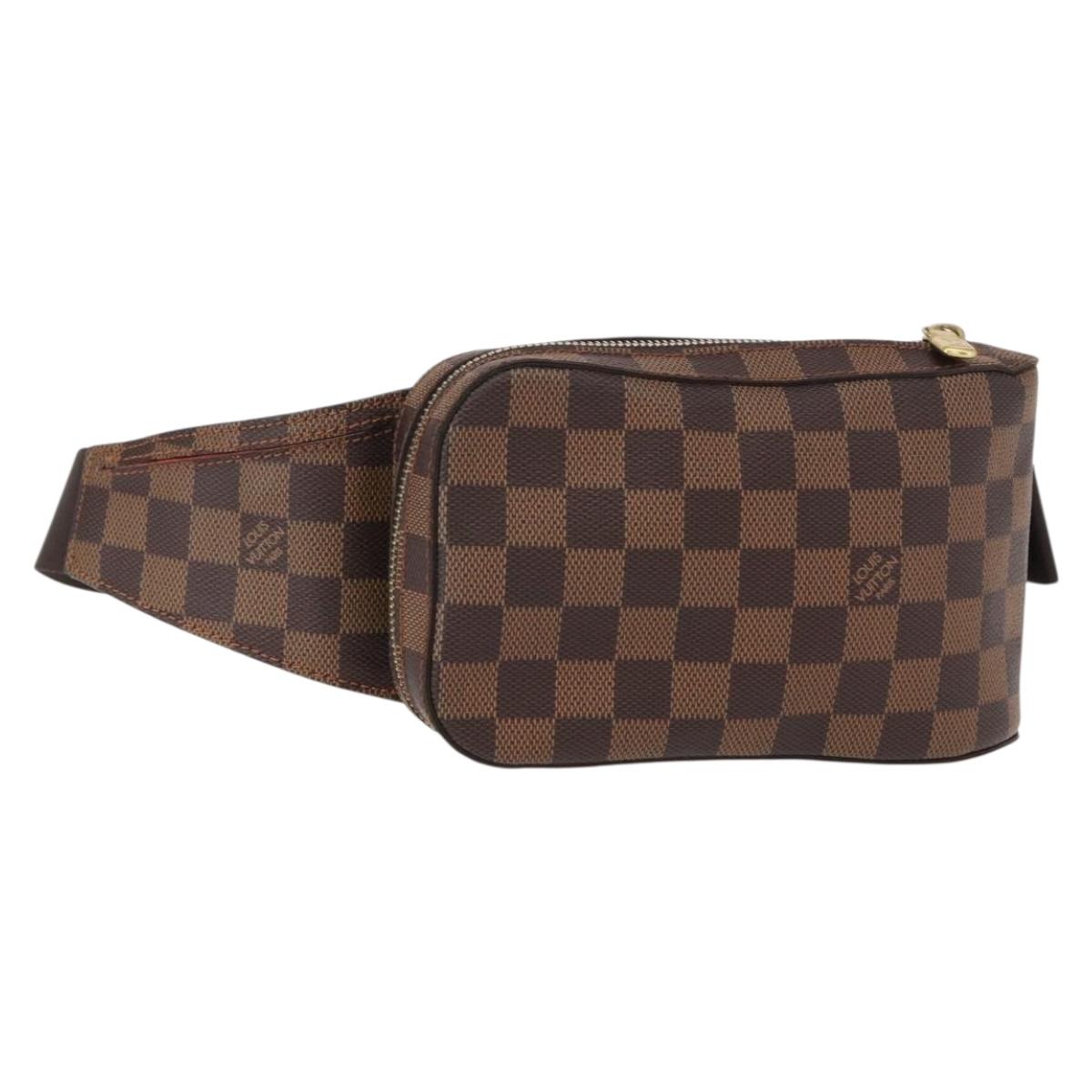 LOUIS VUITTON Damier Ebene Geronimos Shoulder Bag N51994 LV Auth mr1613