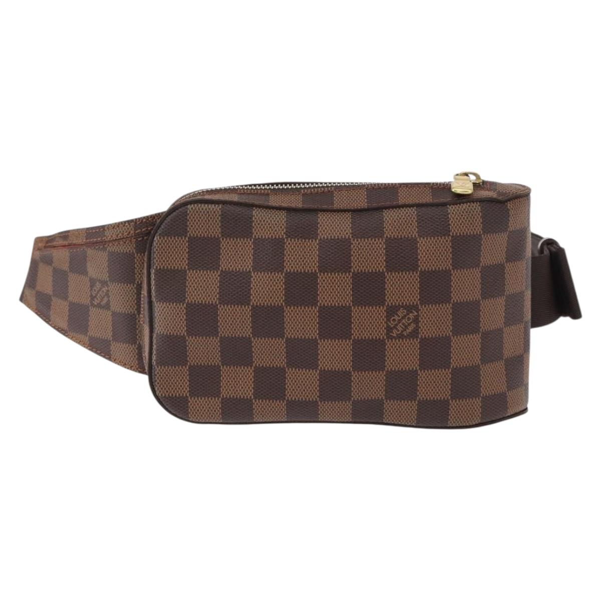 LOUIS VUITTON Damier Ebene Geronimos Shoulder Bag N51994 LV Auth mr1613