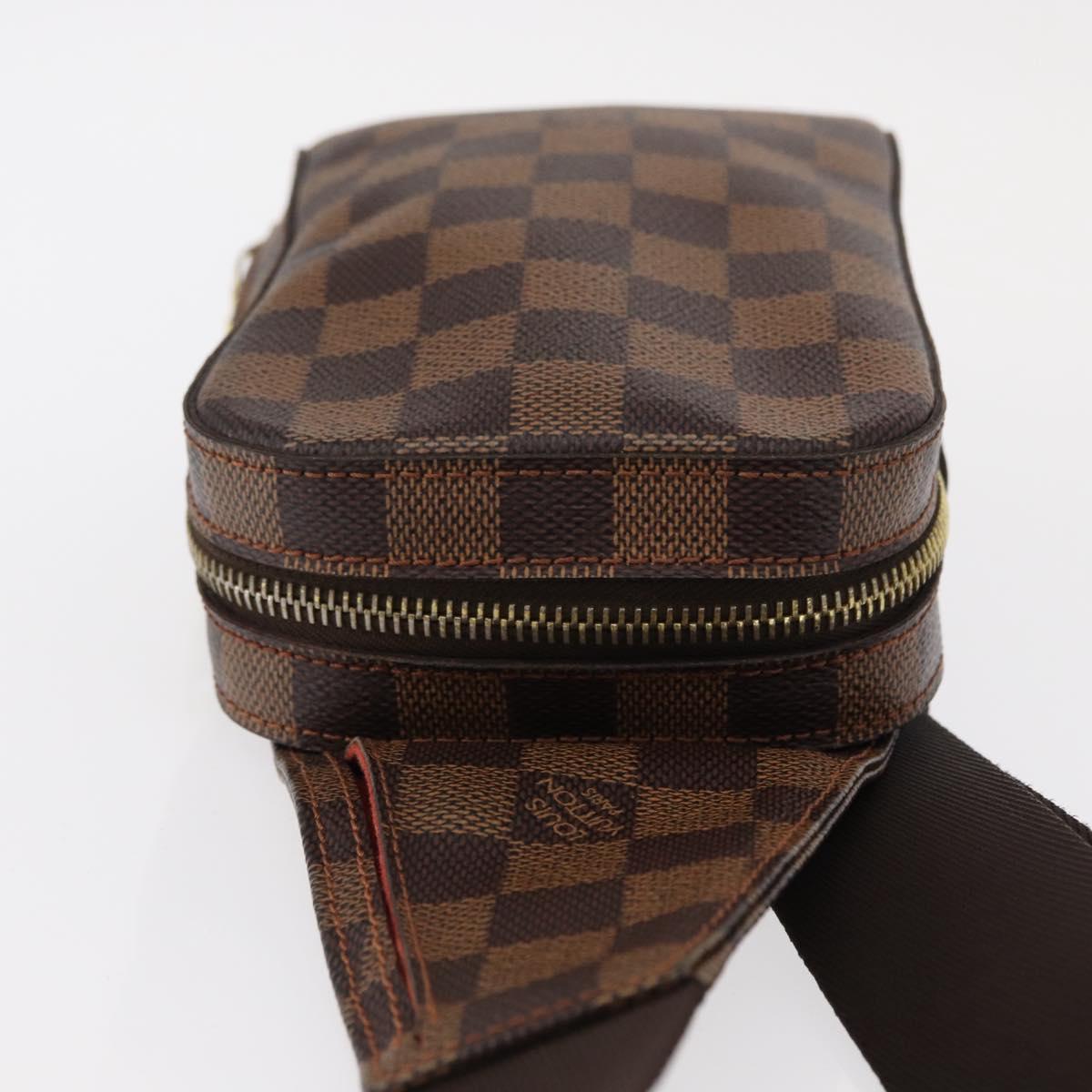 LOUIS VUITTON Damier Ebene Geronimos Shoulder Bag N51994 LV Auth mr1613