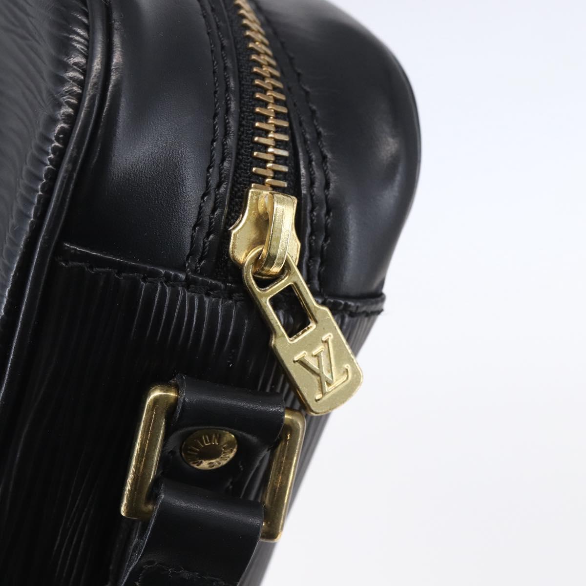 LOUIS VUITTON Epi Trocadero 23 Shoulder Bag Black M52302 LV Auth mr1615