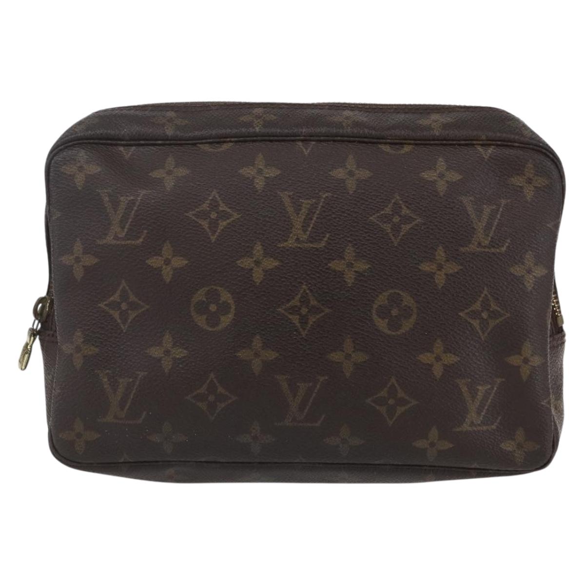 LOUIS VUITTON Monogram Trousse Toilette 23 Clutch Bag M47524 LV Auth mr1619
