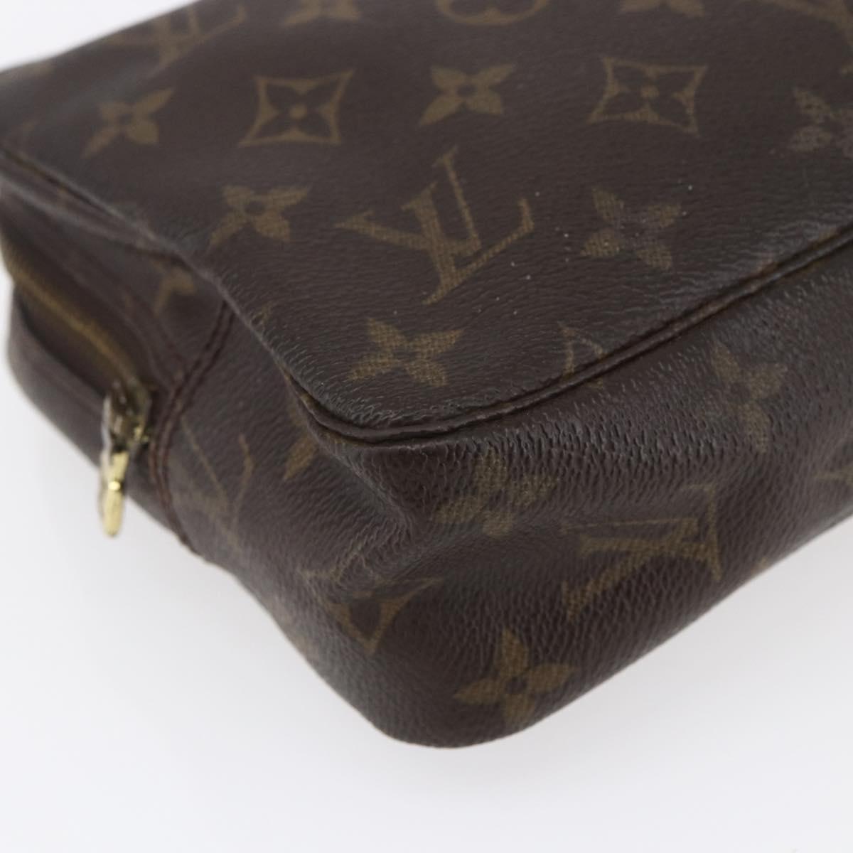 LOUIS VUITTON Monogram Trousse Toilette 23 Clutch Bag M47524 LV Auth mr1619