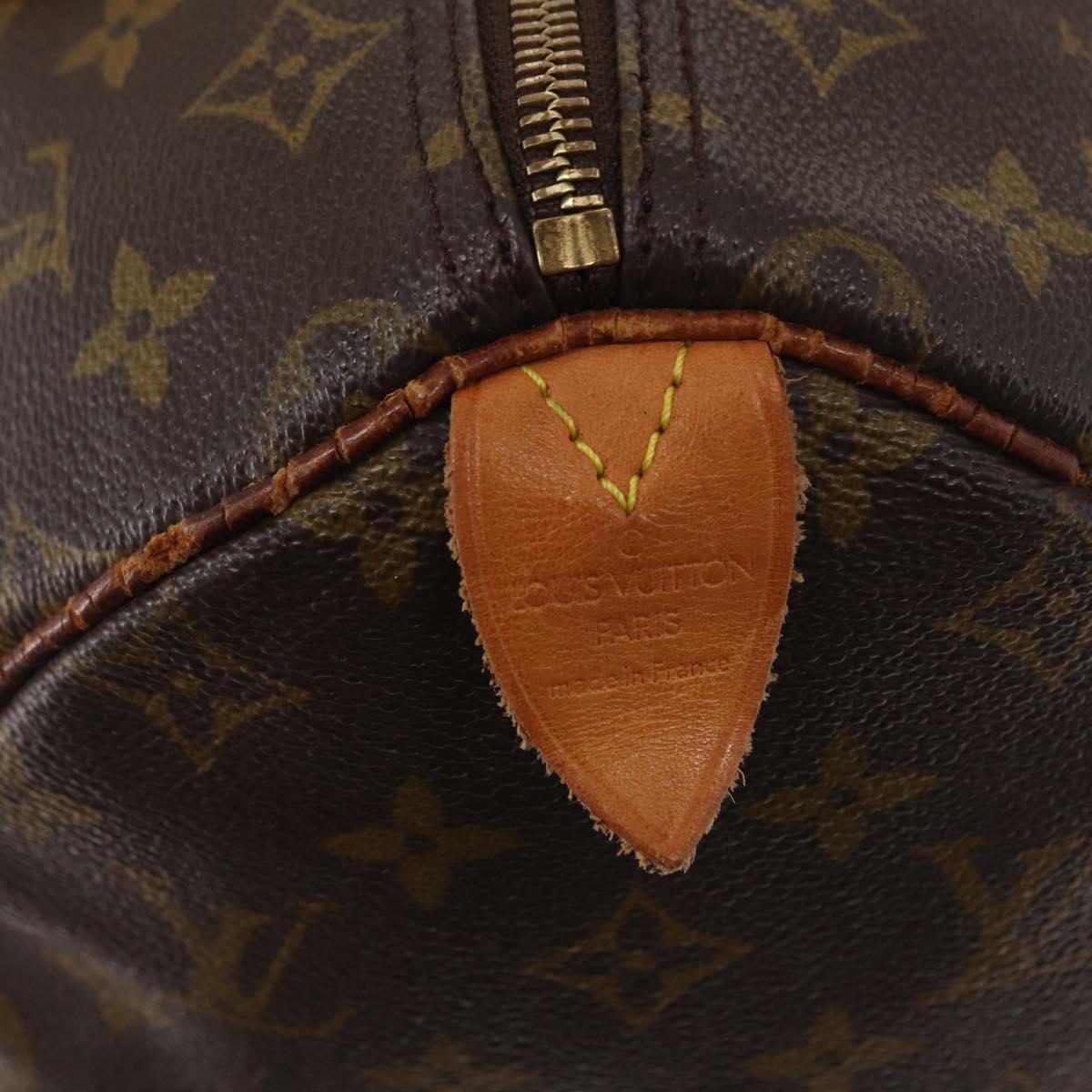 LOUIS VUITTON Monogram Speedy 30 Hand Bag M41526 LV Auth mr1620