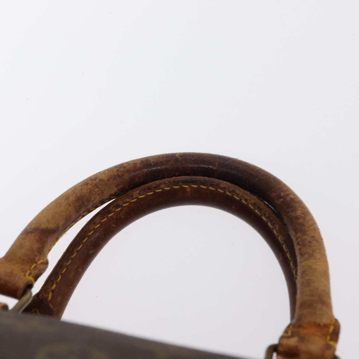 LOUIS VUITTON Monogram Speedy 30 Hand Bag M41526 LV Auth mr1620