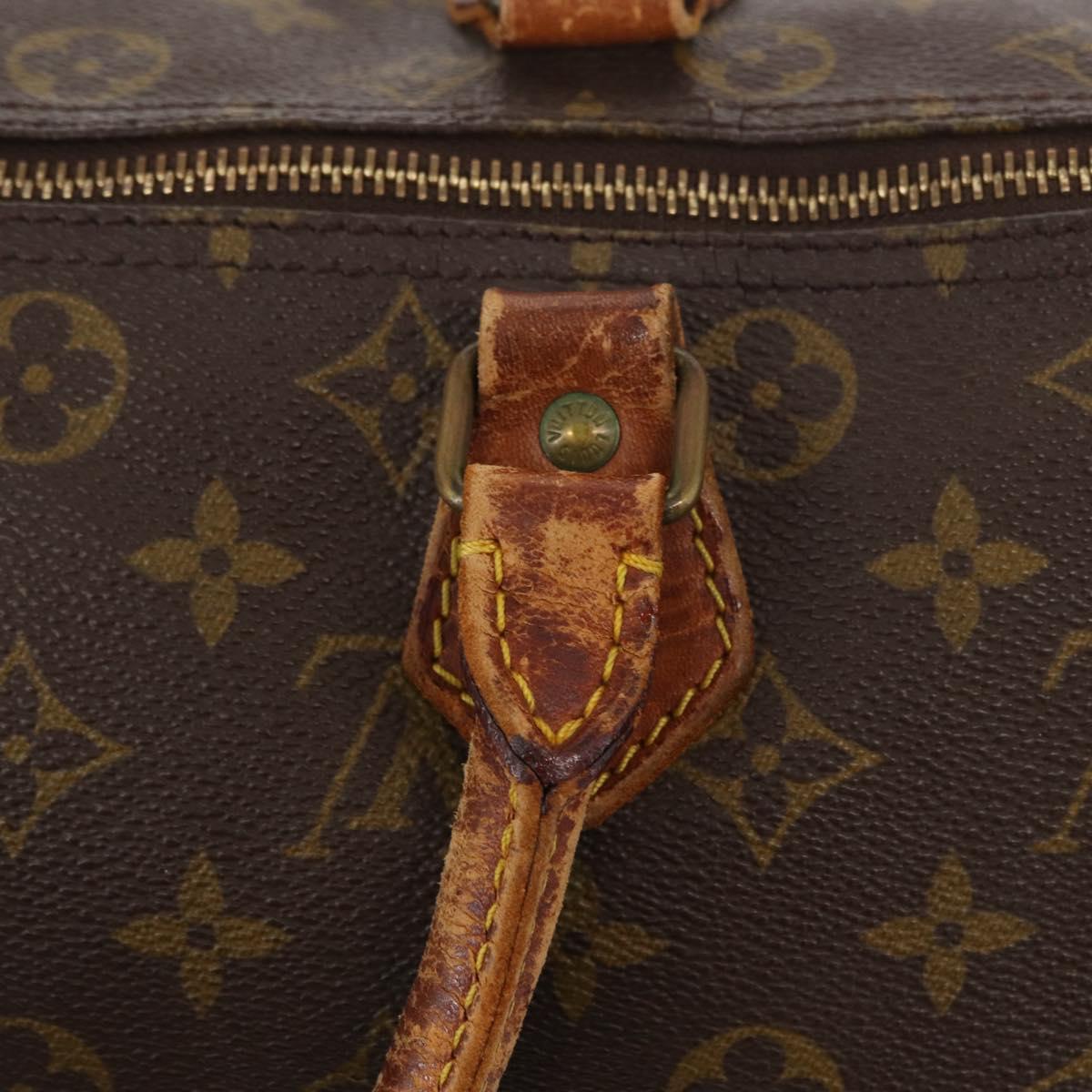 LOUIS VUITTON Monogram Speedy 30 Hand Bag M41526 LV Auth mr1620