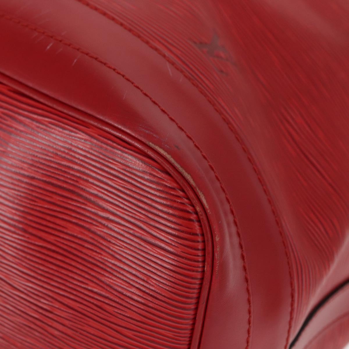 LOUIS VUITTON Epi Noe Shoulder Bag Red M44007 LV Auth mr1624