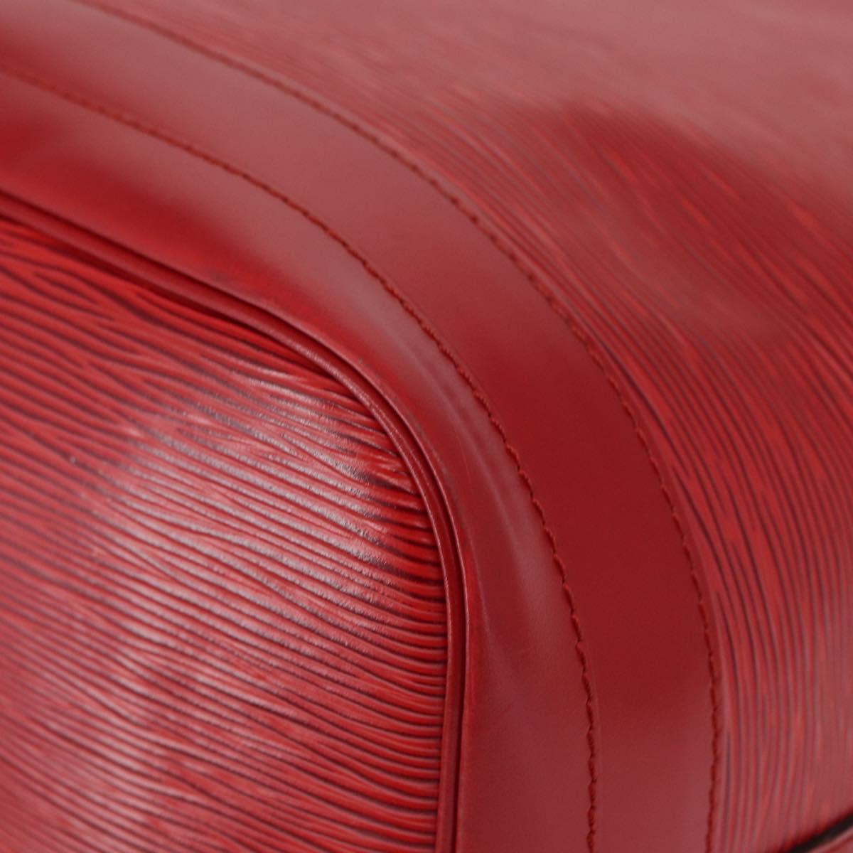 LOUIS VUITTON Epi Noe Shoulder Bag Red M44007 LV Auth mr1624