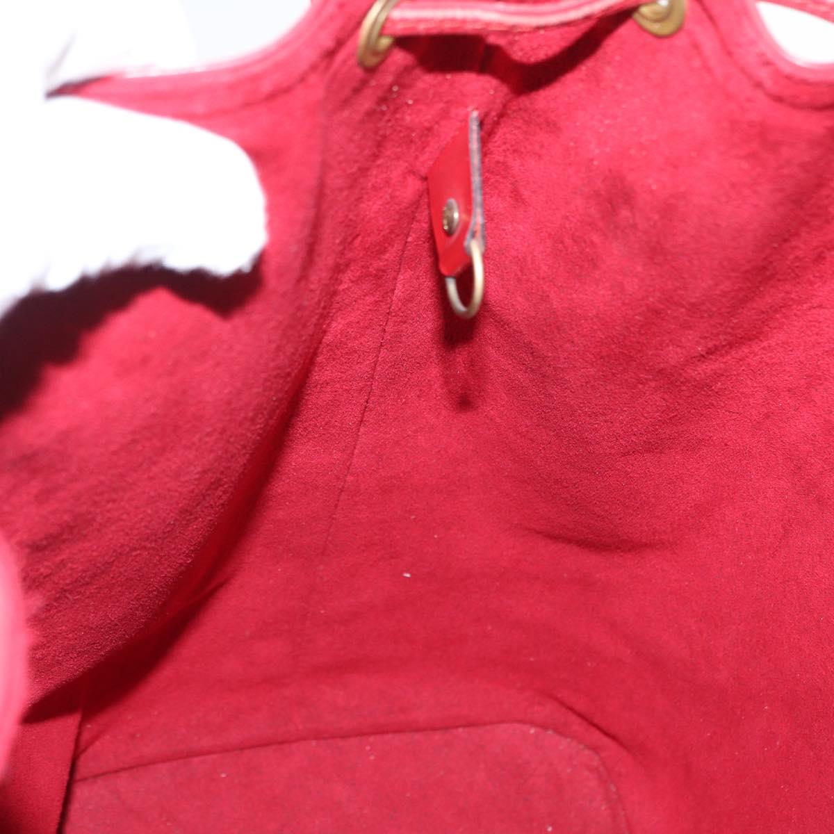 LOUIS VUITTON Epi Noe Shoulder Bag Red M44007 LV Auth mr1624