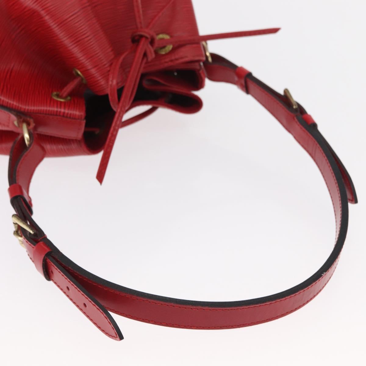 LOUIS VUITTON Epi Noe Shoulder Bag Red M44007 LV Auth mr1624