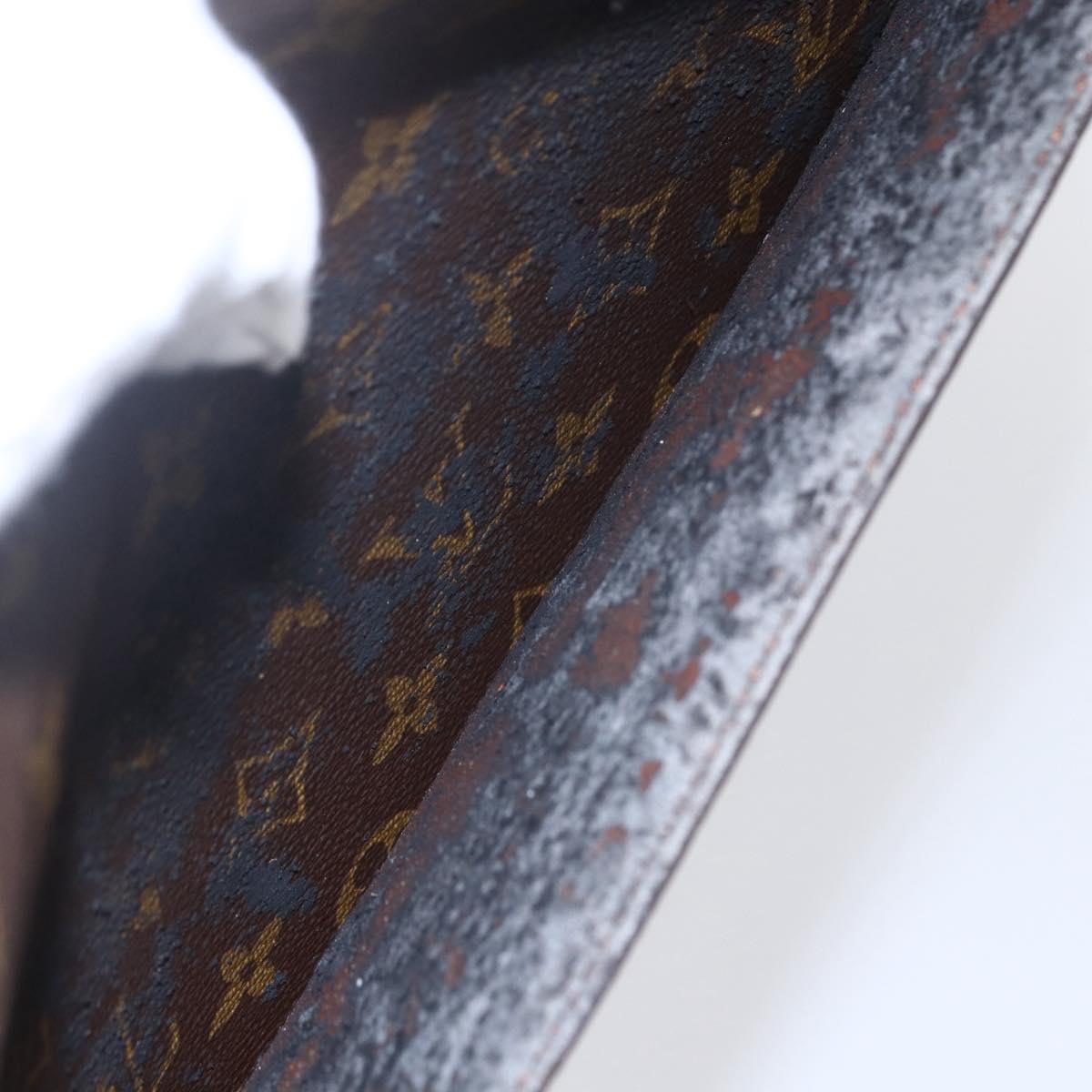 LOUIS VUITTON Monogram Pochette Homme Clutch Bag M51795 LV Auth mr1653