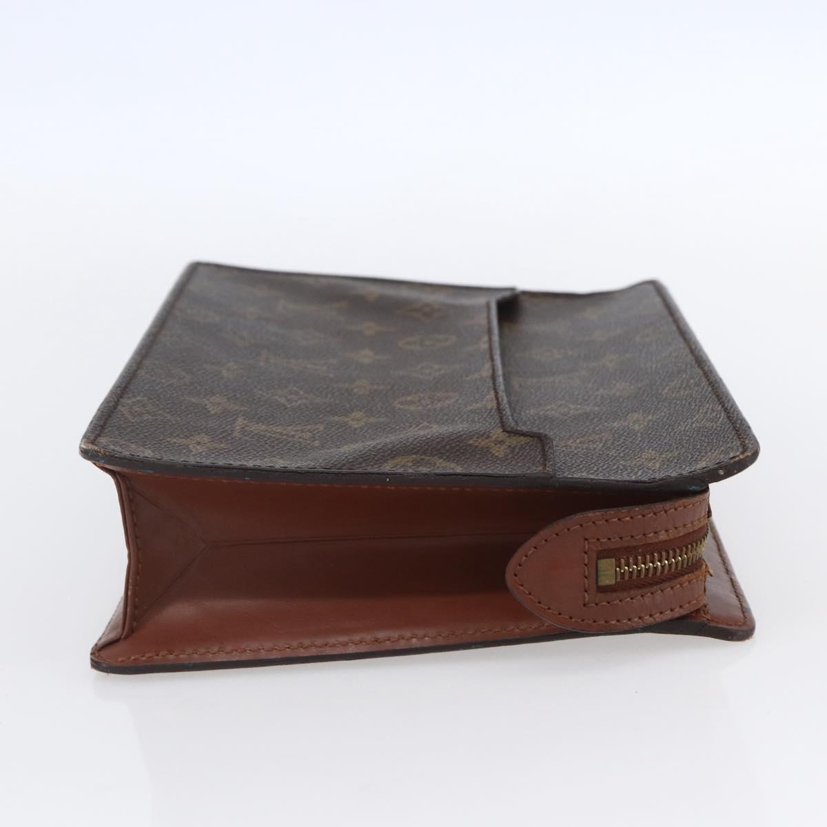 LOUIS VUITTON Monogram Pochette Homme Clutch Bag M51795 LV Auth mr1653