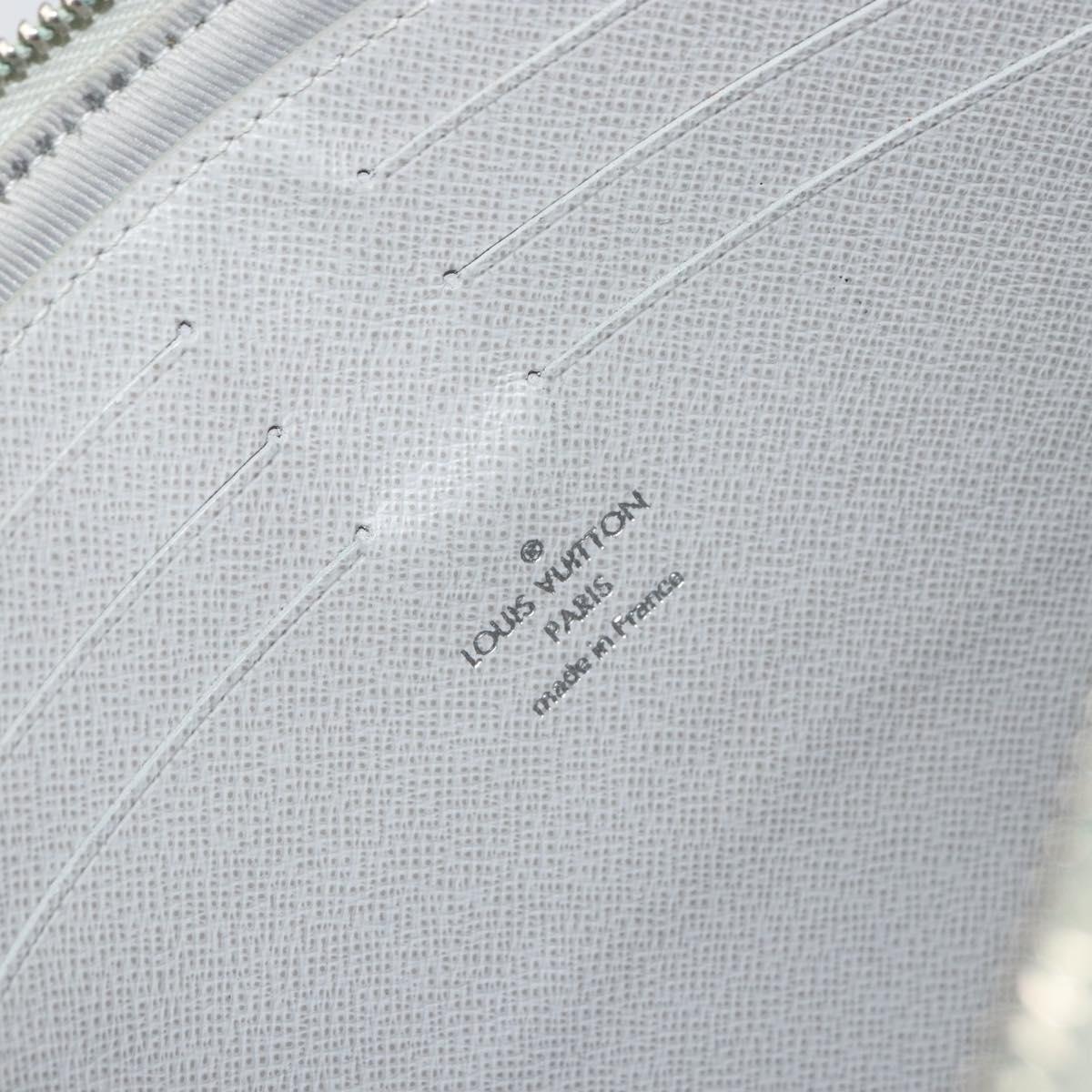LOUIS VUITTON Monogram White Zipped Pouch GM Clutch Bag M68310 LV Auth mr1658
