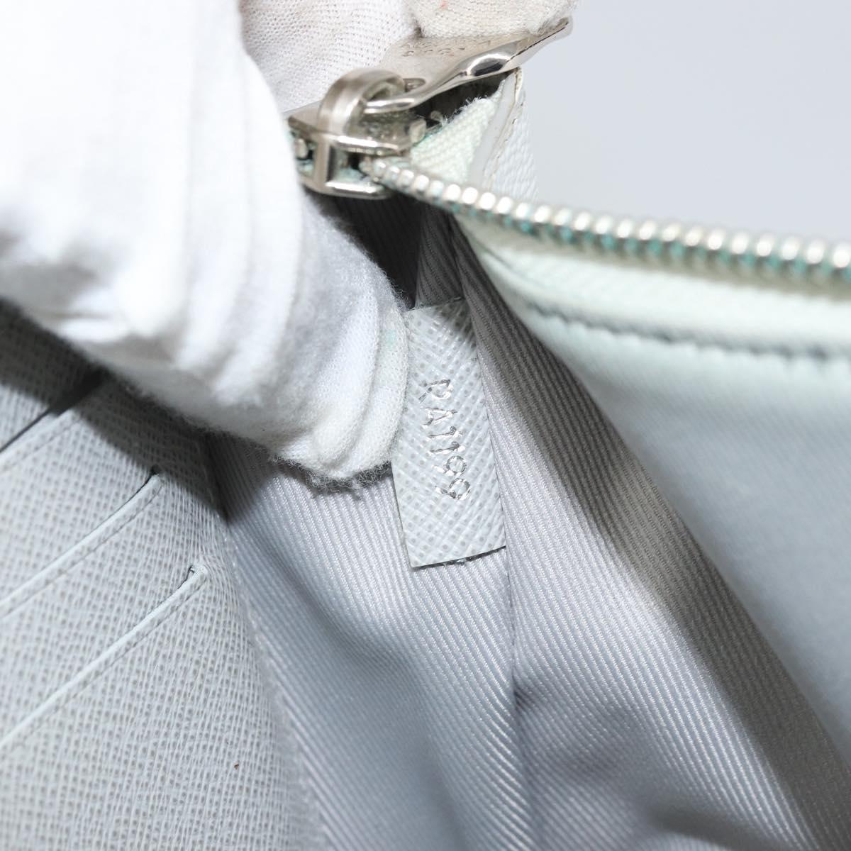 LOUIS VUITTON Monogram White Zipped Pouch GM Clutch Bag M68310 LV Auth mr1658