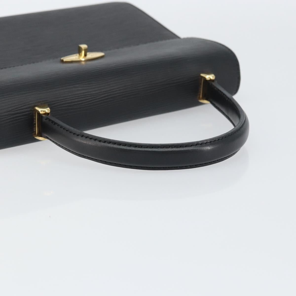 LOUIS VUITTON Epi Malesherbes Hand Bag Black M52372 LV Auth mr1661