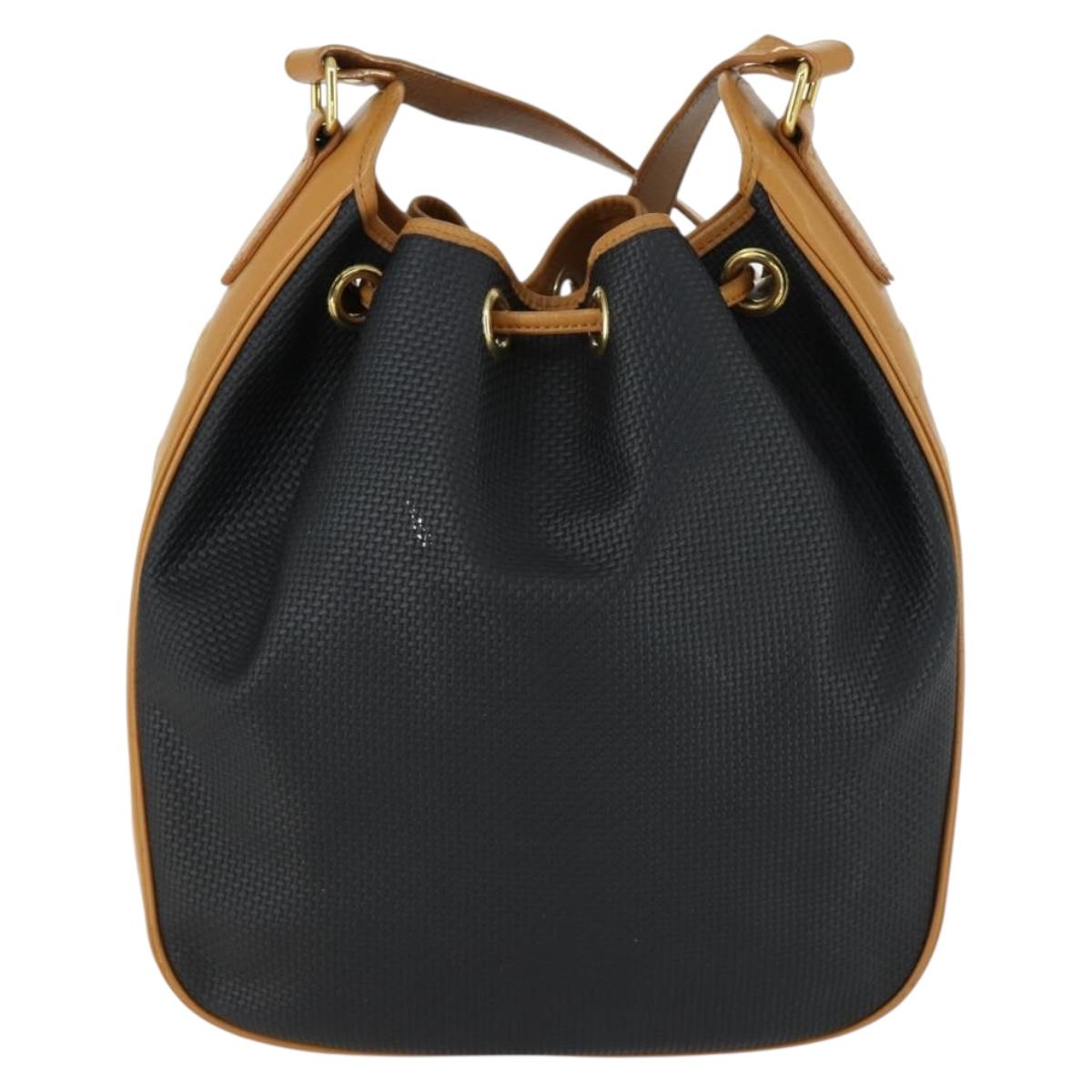 SAINT LAURENT Shoulder Bag Leather Brown Auth mr1683