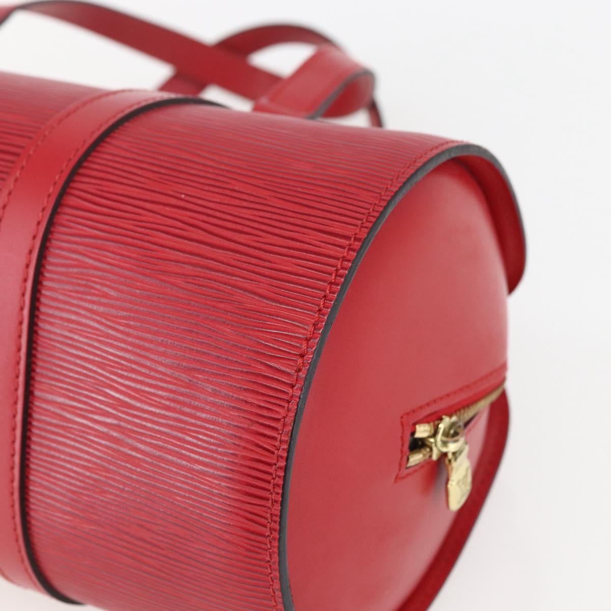 LOUIS VUITTON Epi Soufflot Hand Bag Red M52227 LV Auth mr1713V