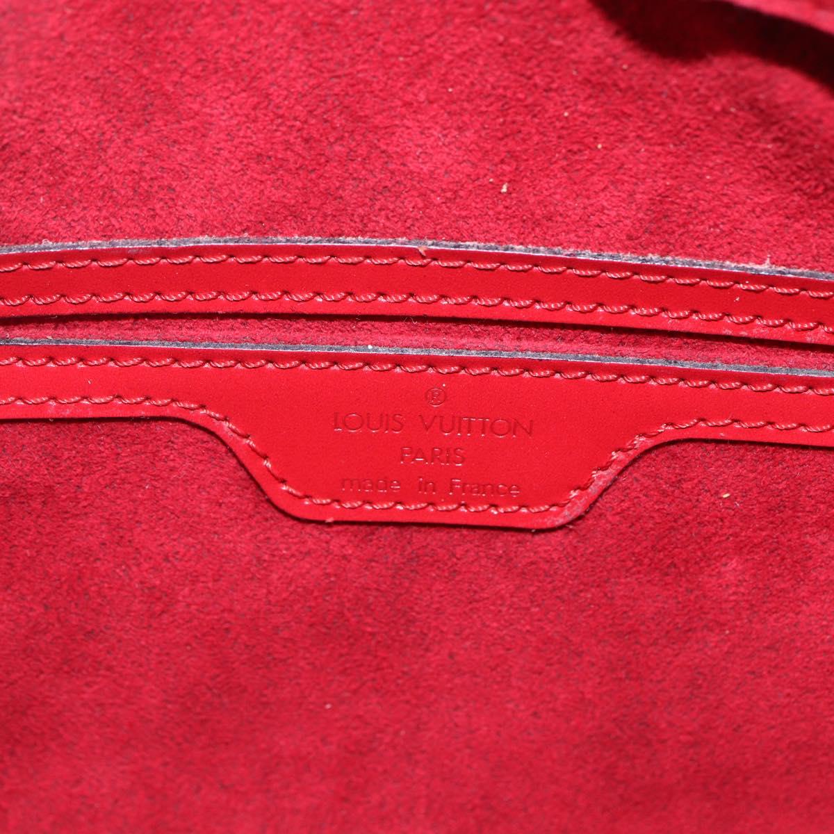 LOUIS VUITTON Epi Soufflot Hand Bag Red M52227 LV Auth mr1713V
