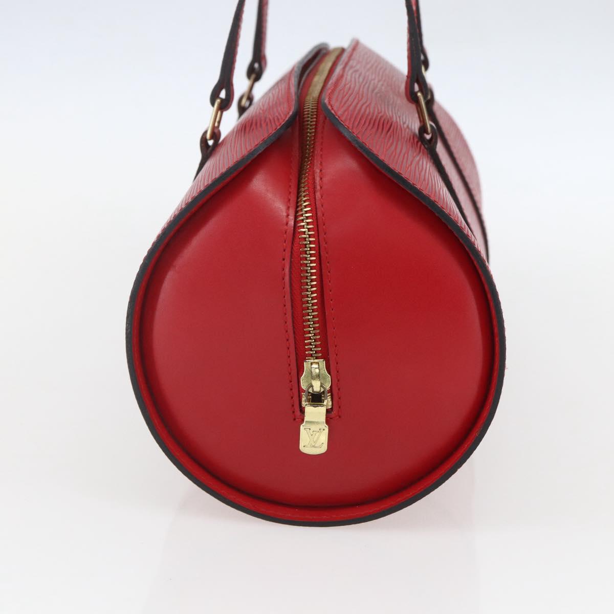 LOUIS VUITTON Epi Soufflot Hand Bag Red M52227 LV Auth mr1713V