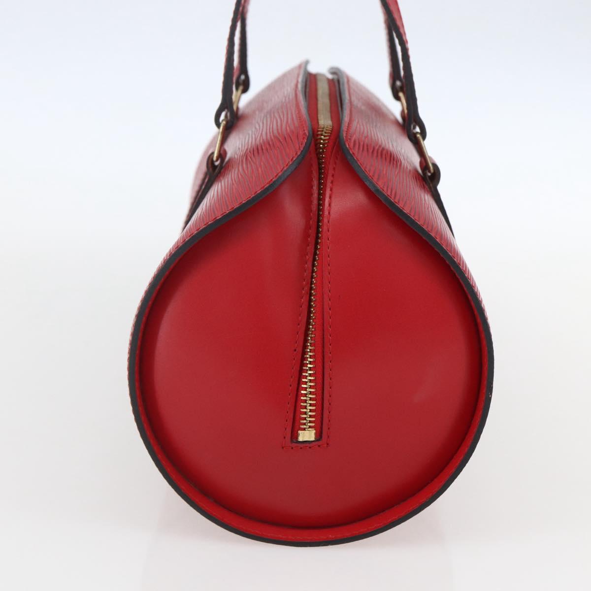 LOUIS VUITTON Epi Soufflot Hand Bag Red M52227 LV Auth mr1713V