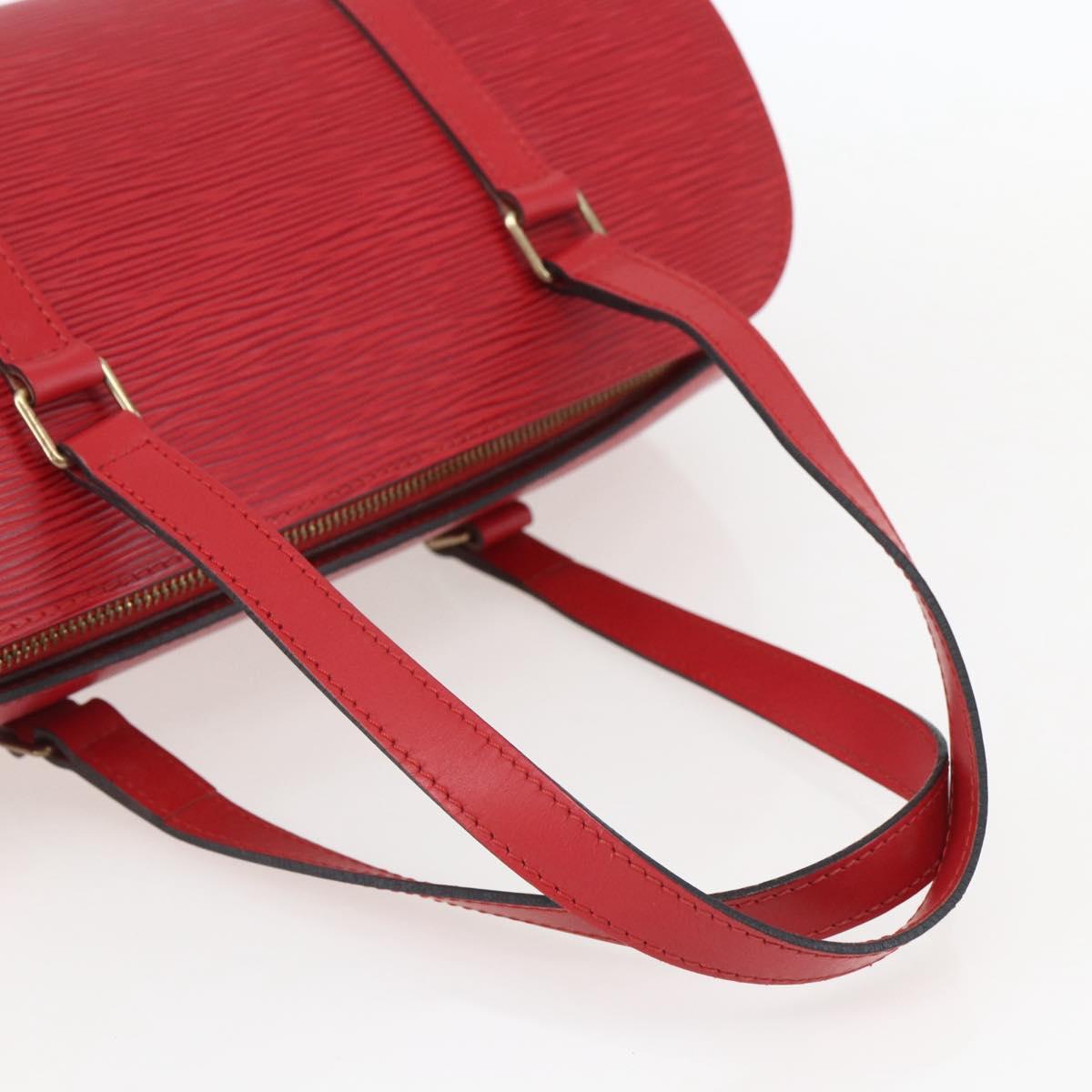 LOUIS VUITTON Epi Soufflot Hand Bag Red M52227 LV Auth mr1713V