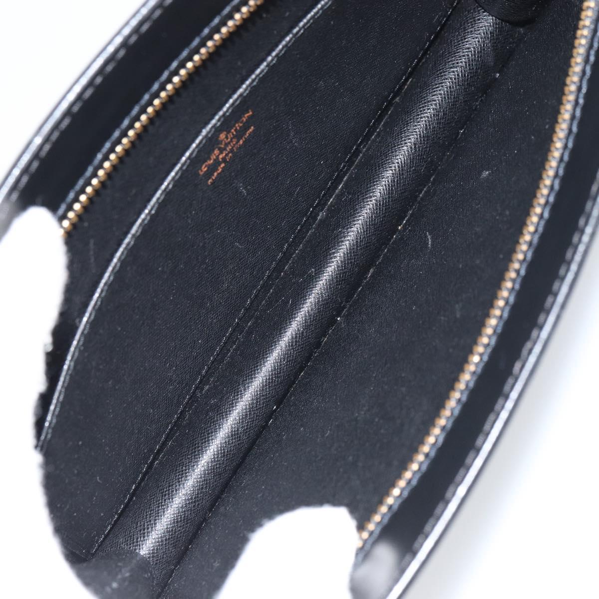 LOUIS VUITTON Epi Pochette Homme Clutch Bag Black M52522 LV Auth mr1729