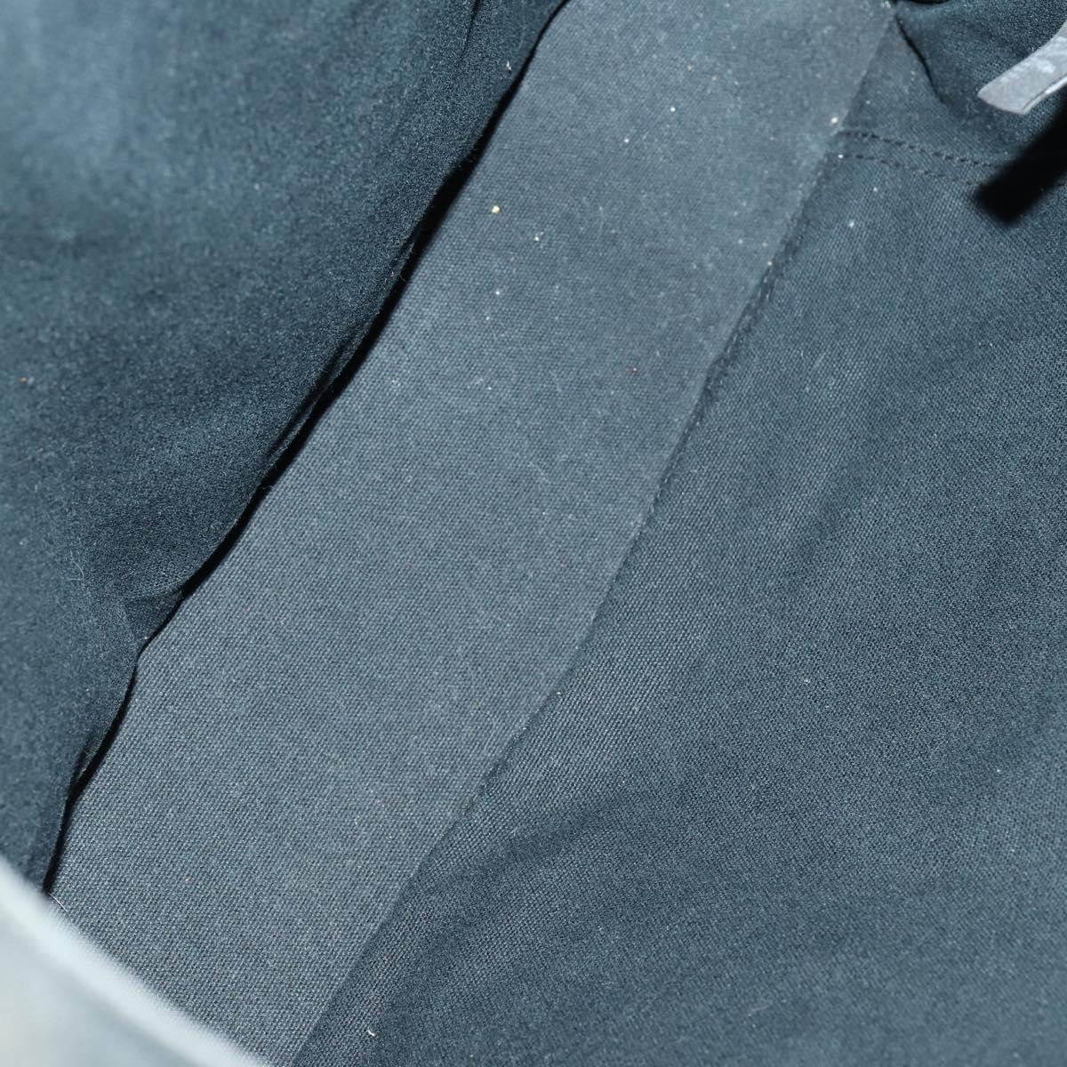 HERMES Fourre Tout MM Tote Bag Canvas 2 Set Gray Black Auth mr1736