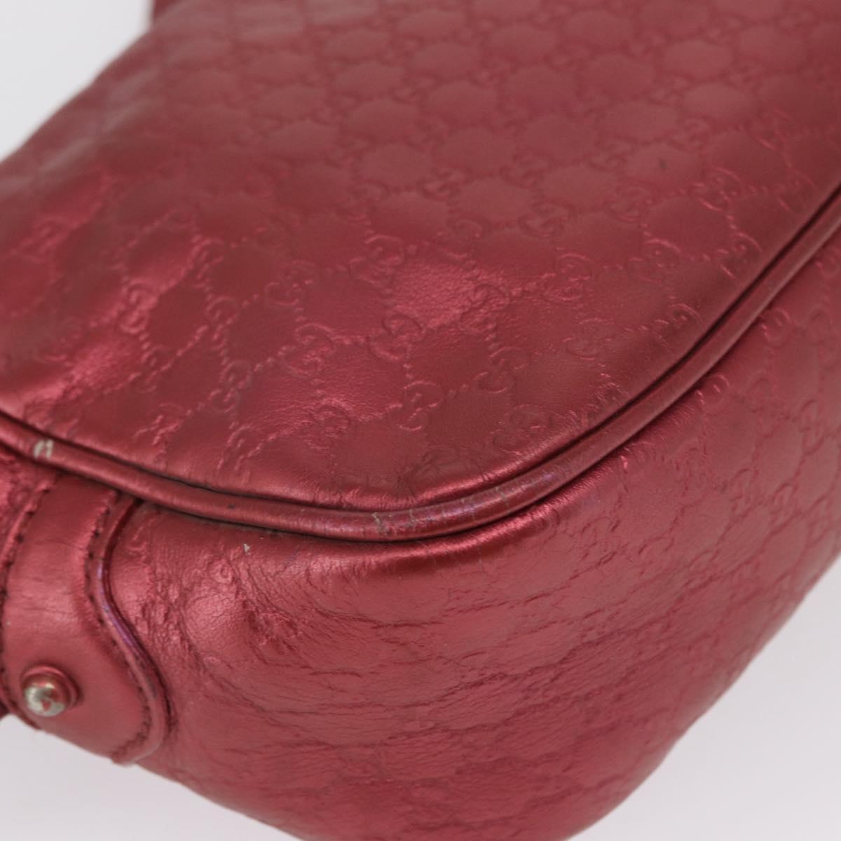 GUCCI Micro Guccissima Shoulder Bag Gold Cherry 309538 Auth mr1740
