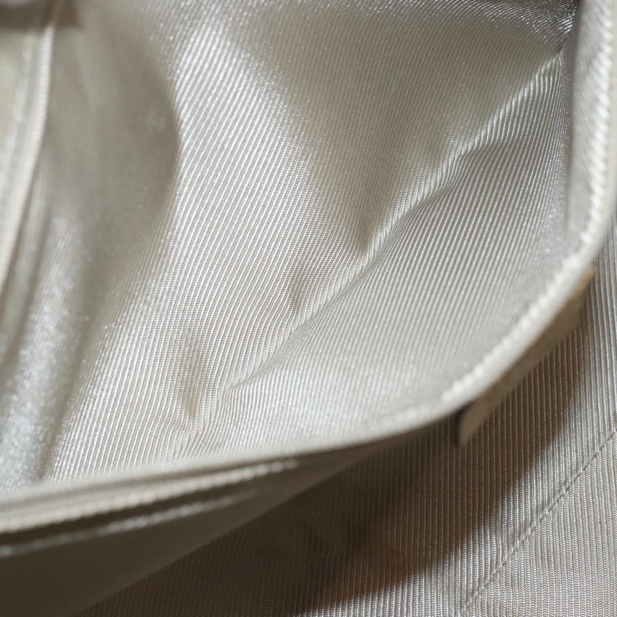 GUCCI GG Canvas Hand Bag Gold 002 1115 Auth mr1753