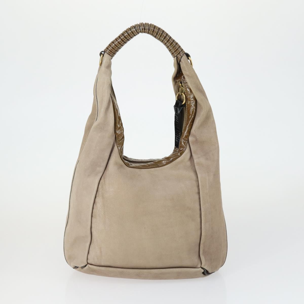 Chloe Hand Bag Leather 3 Set Beige Blue black Auth mr1757
