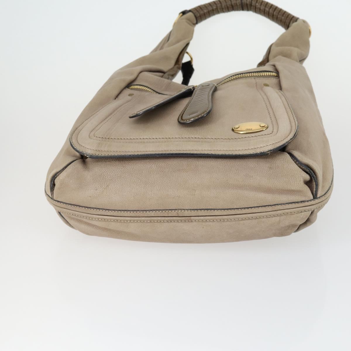 Chloe Hand Bag Leather 3 Set Beige Blue black Auth mr1757