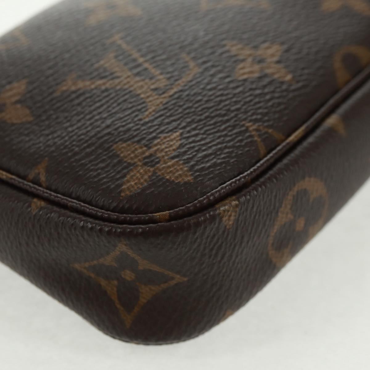 LOUIS VUITTON Monogram Mini Pochette Accessoires Pouch M58009 LV Auth mr1787V