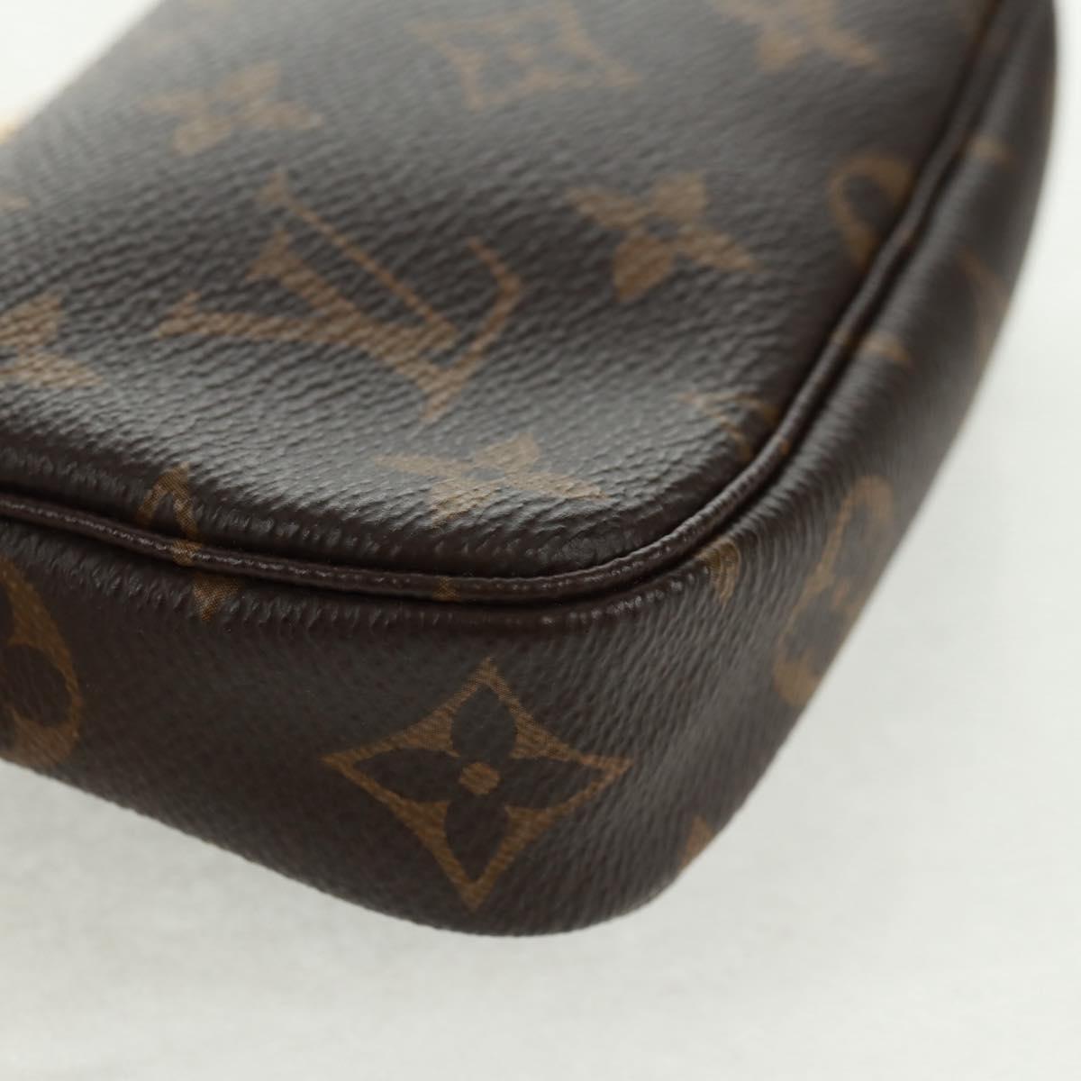 LOUIS VUITTON Monogram Mini Pochette Accessoires Pouch M58009 LV Auth mr1787V
