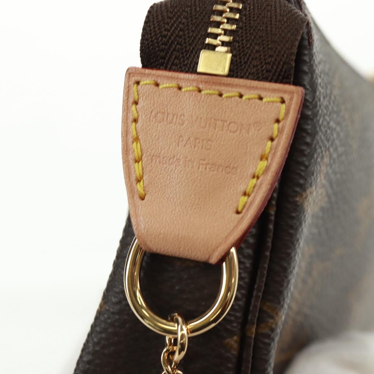 LOUIS VUITTON Monogram Mini Pochette Accessoires Pouch M58009 LV Auth mr1787V