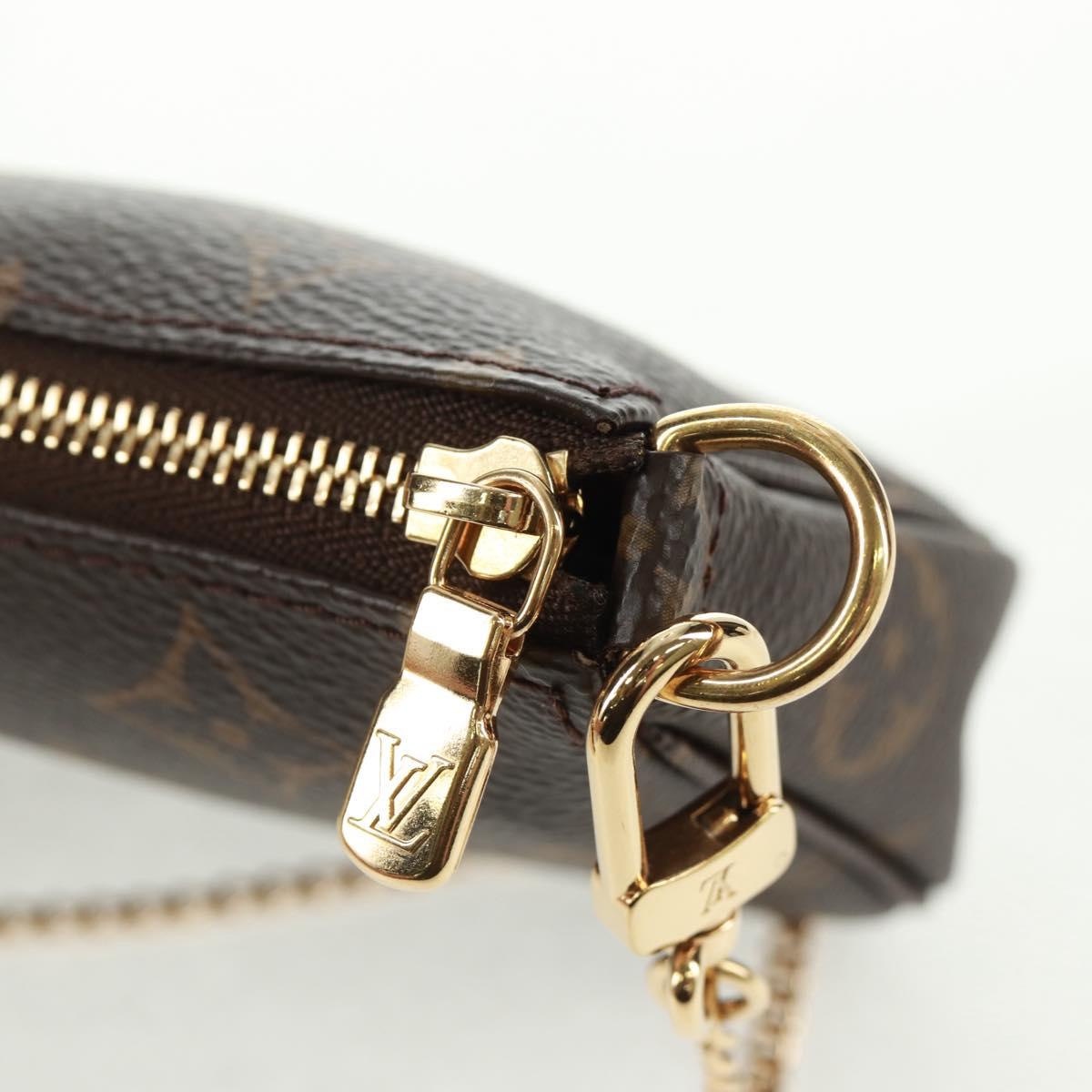 LOUIS VUITTON Monogram Mini Pochette Accessoires Pouch M58009 LV Auth mr1787V