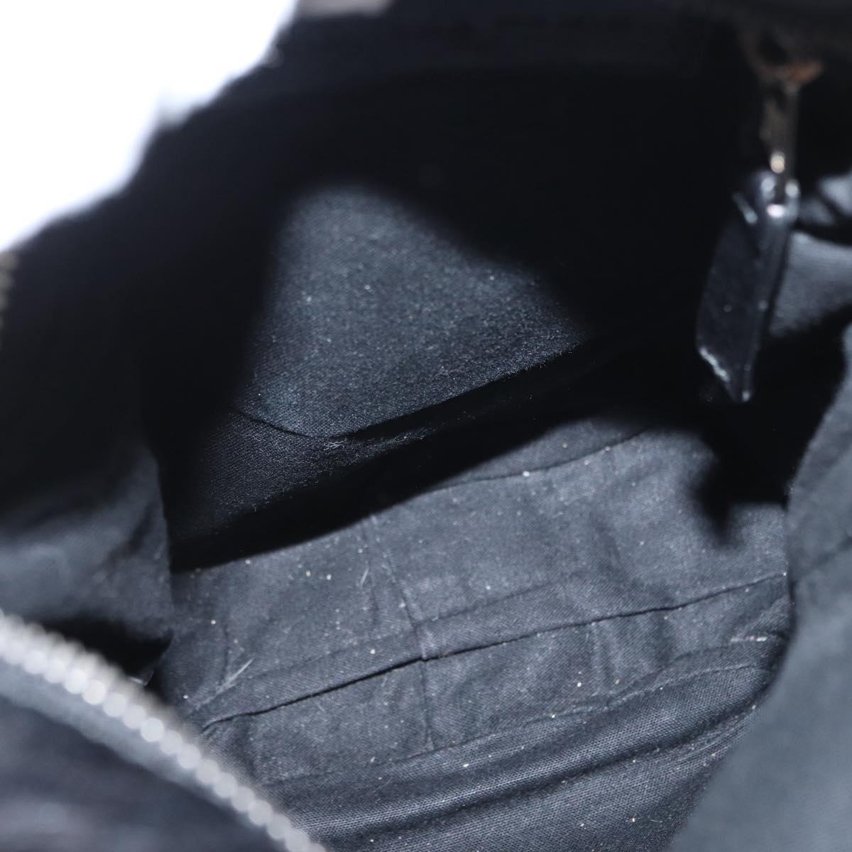 BALENCIAGA Classic Reporter Shoulder Bag Leather Black Auth mr1795