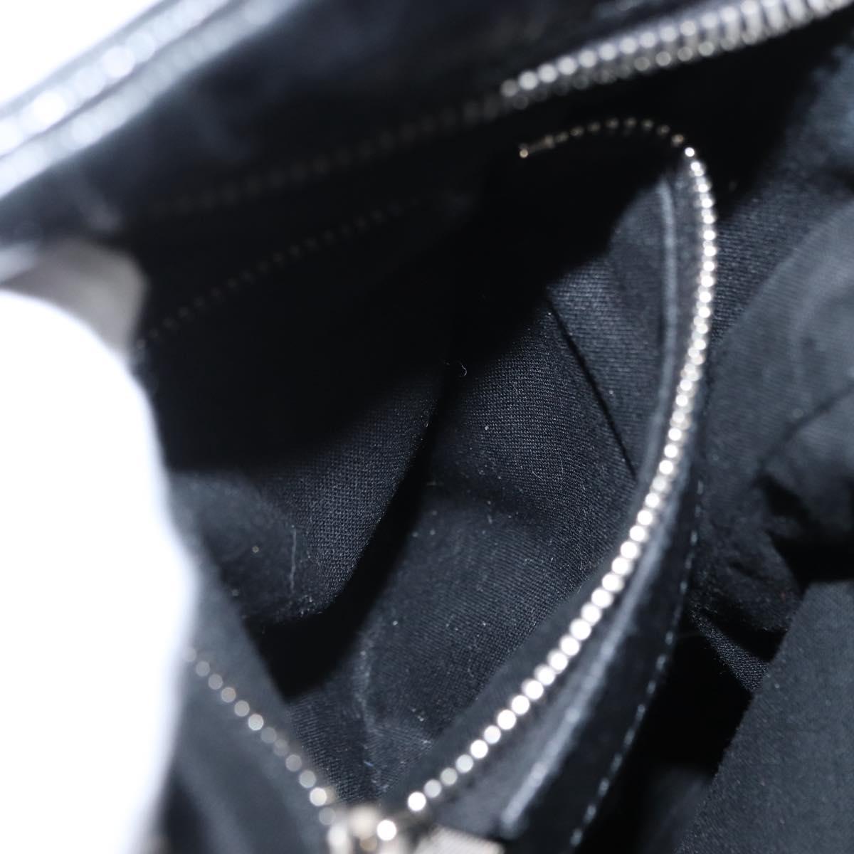 BALENCIAGA Classic Reporter Shoulder Bag Leather Black Auth mr1795